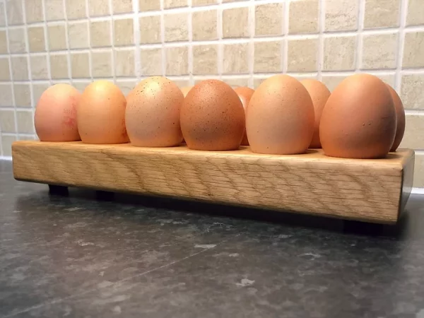 Oak Egg Holder