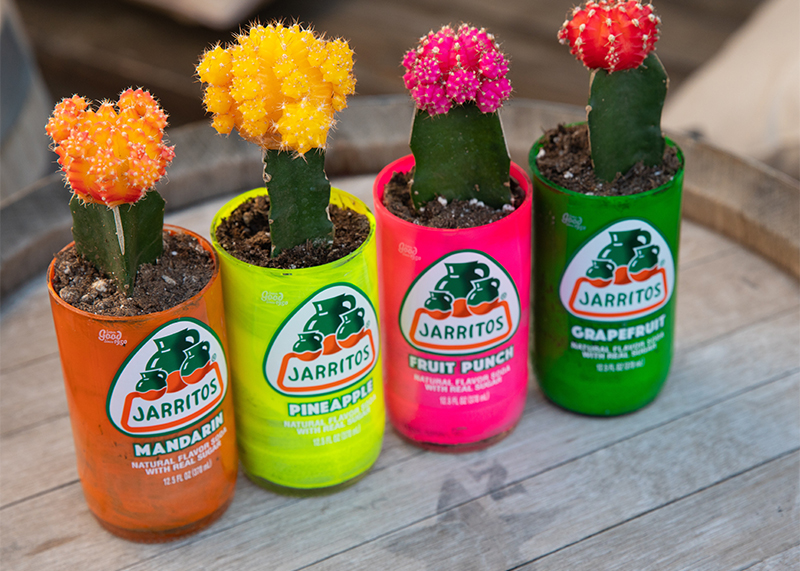 Upcycled containers